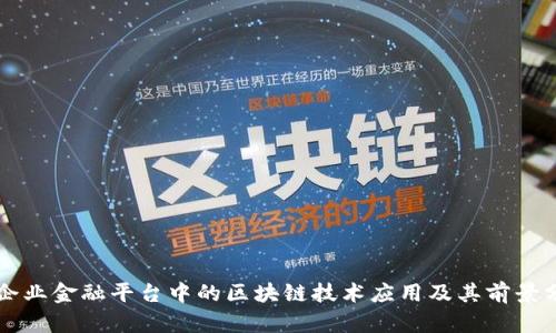 大企业金融平台中的区块链技术应用及其前景分析